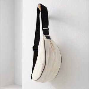 NWT Free People Bulls Eye Crossbody Sling Bag Ivory